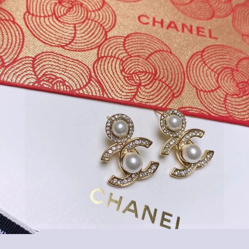 Ch*el earrings